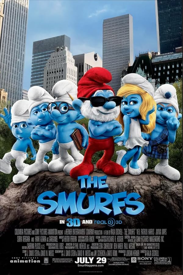 The Smurfs poster